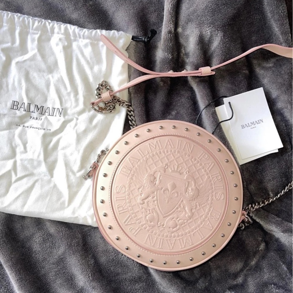 FINAL SALE: Blush Balmain Disco Bag